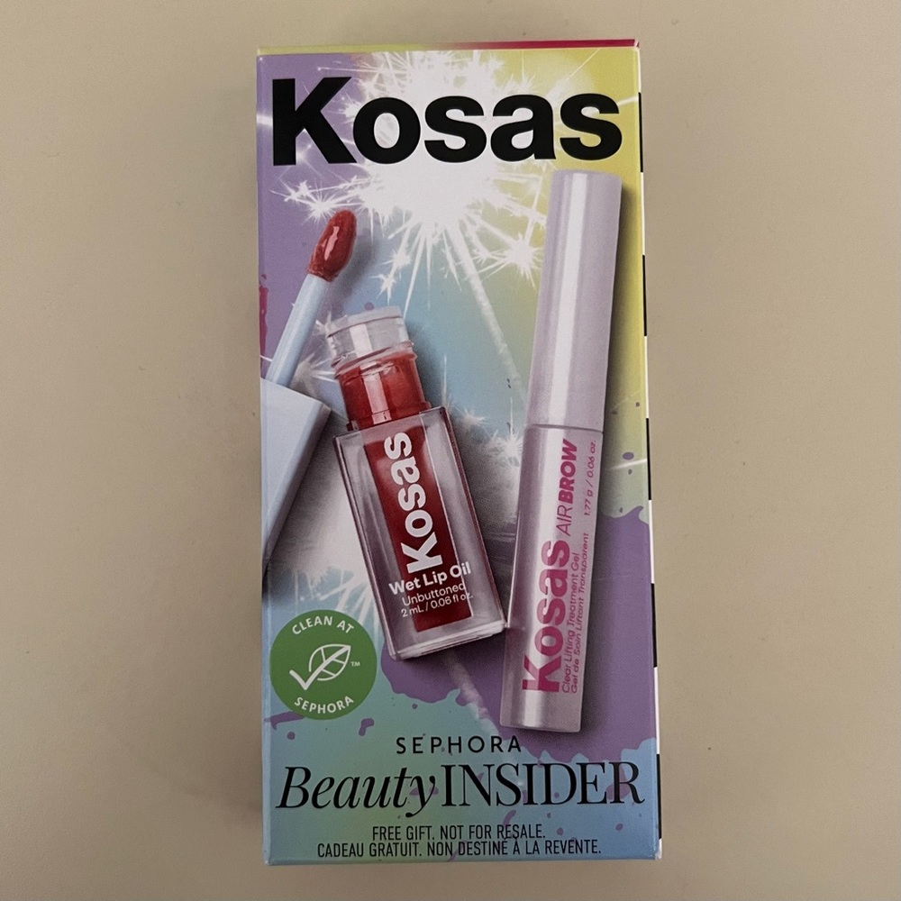 Kosas Brow Gel & Lip Gloss Set